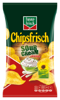 Funny Frisch Chipsfrisch Sour Cream & Wild Onion 150 g Beutel